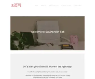 Savingwithsofi.com(Saving with Sofi) Screenshot