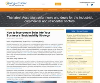 Savingwithsolar.com.au(Saving with Solar) Screenshot