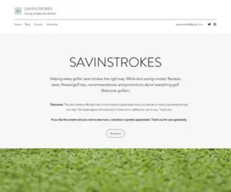 Savinstrokes.net(Blog) Screenshot