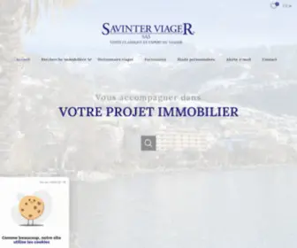 Savinterviager.fr(Savinter Viager) Screenshot