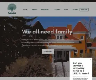 Saviohouse.org(Savio) Screenshot