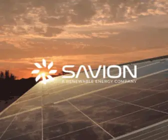 Savionenergy.com(Solar and energy storage project development) Screenshot