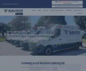 Savior.com.br(Savior Medical Service) Screenshot