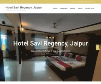 Saviregency.com(Hotel Savi Regency) Screenshot