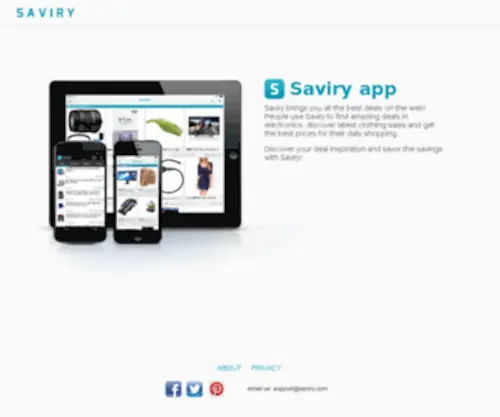 Saviry.co(Best Deals at Your Fingertips) Screenshot