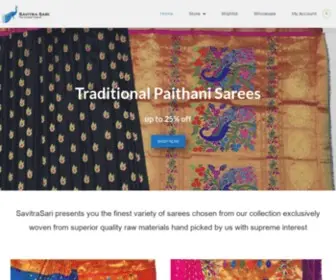 Savitrasari.com(Paithani Saree) Screenshot