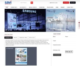 Savivision.com(HD Audio Video Conference Solutions) Screenshot