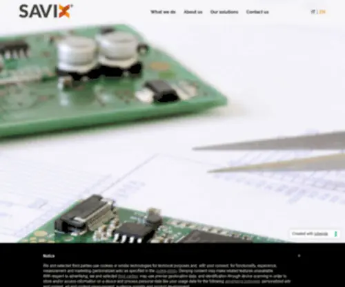 Savix.com(SAVIX srl) Screenshot