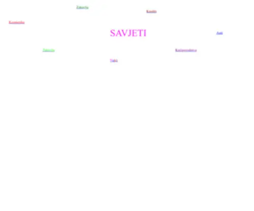 SavJeti.com(Lušići) Screenshot