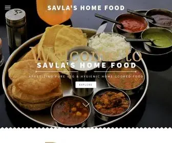 Savlas.com(Savla's Home Food) Screenshot