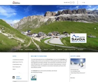 Savoiahotel.net(Hotel Arabba) Screenshot