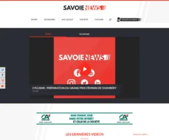 Savoie-News.fr(Retrouvez toute l'actualité en Savoie) Screenshot