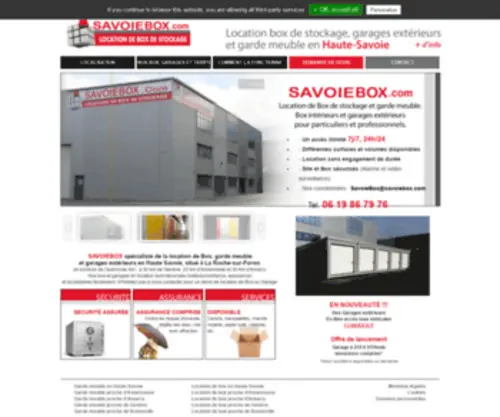 Savoiebox.com(Location box Haute) Screenshot