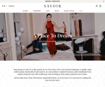 Savoirbeds.com(Savoir Beds) Screenshot