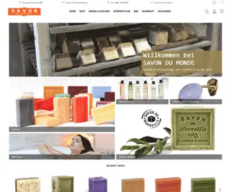Savondumonde.de(Seife Onlineshop ✔ Savon de Marseille Shop ✔ Naturseife) Screenshot