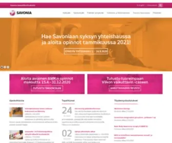 Savonia.fi(Kulkeepa reittisi pellon reunaa tai tiedon valtaväylää) Screenshot