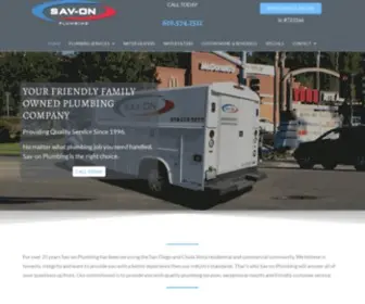 Savonplumbing.com(Chula Vista Plumber) Screenshot