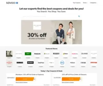 Savoo.com.au(Free Online Coupons) Screenshot