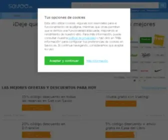 Savoo.es(Códigos) Screenshot