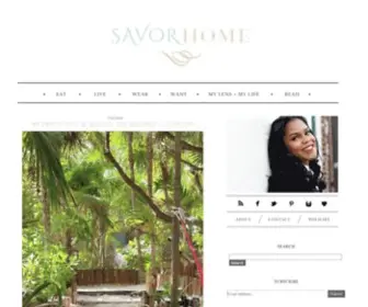 Savorhomeblog.com(Savor Home) Screenshot