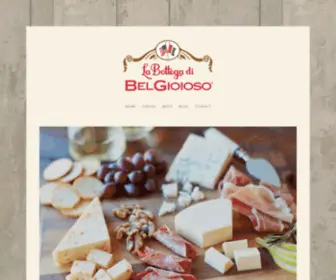 Savorlabottega.com(La Bottega di BelGioioso) Screenshot