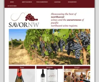 Savornw.com(Savor NW) Screenshot