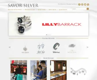 Savorsilver.com(Build your silver jewelry wardrobe with Savor Silver brands. Silver jewelry) Screenshot