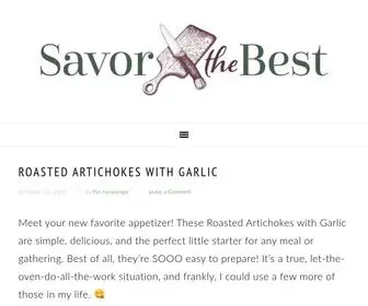 Savorthebest.com(From Scratch Recipes for the Modern Home Cook) Screenshot