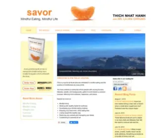 Savorthebook.com(Mindful Eating) Screenshot