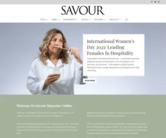 Savour-Magazine.co.uk(Food Drink Travel) Screenshot