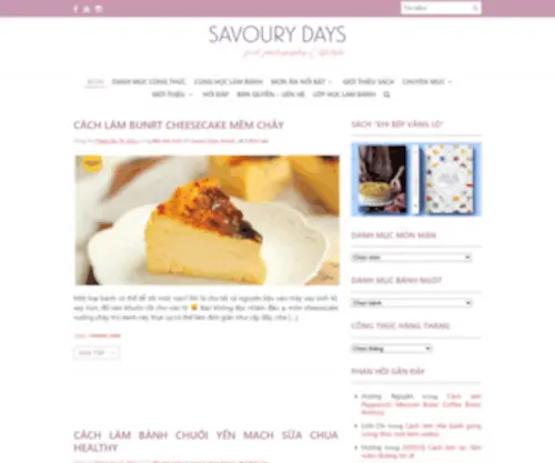 Savourydays.com(Savoury DaysSavoury Days) Screenshot