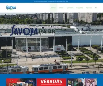 Savoyapark.hu(Kezdőlap) Screenshot