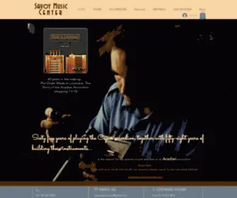 Savoymusiccenter.com(HOME) Screenshot