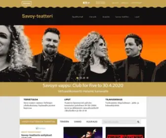 Savoyteatteri.fi(Savoy) Screenshot