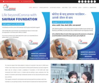 Savramfoundation.org(Savram Foundation non profit nongovernmental charitable organization) Screenshot