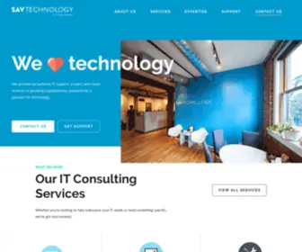 Savtechnology.com(SAV Technology) Screenshot