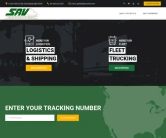 Savtrans.com(SAV Express Trucking) Screenshot