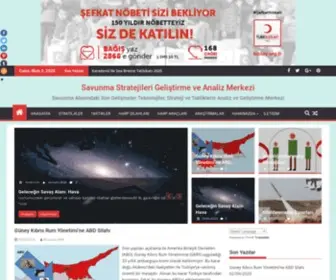 Savunmastratejileri.com(Savunma Stratejileri Geliştirme ve Analiz Merkezi) Screenshot