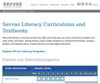 Savvas.com(Savvas Learning Company) Screenshot