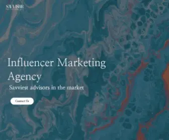 Savvisor.com(Influencer Marketing Agency) Screenshot