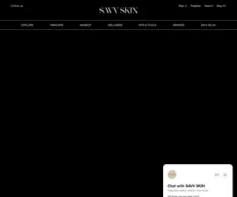 Savvskin.com(A unique platform) Screenshot