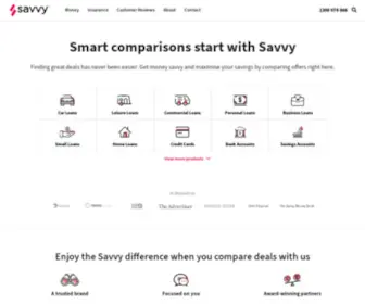 Savvy.com.au(Low Interest Car Loans) Screenshot