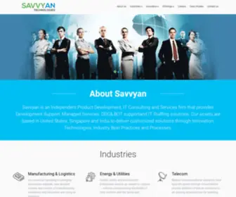 Savvyan.com(Savvyan Technologies) Screenshot