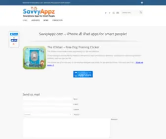 Savvyappz.com(IPhone & iPad Apps @) Screenshot