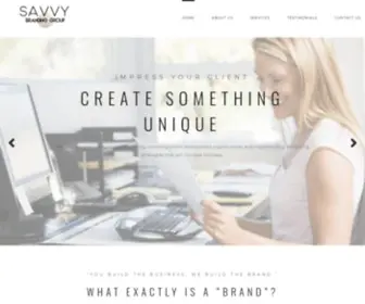 Savvybrandinggroup.com(Savvy Branding Group) Screenshot