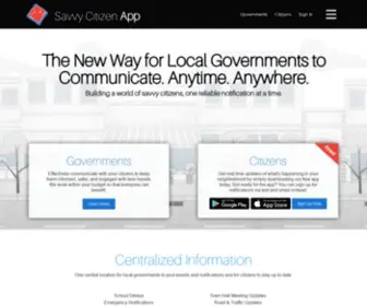 Savvycitizenapp.com(Savvy Citizen) Screenshot