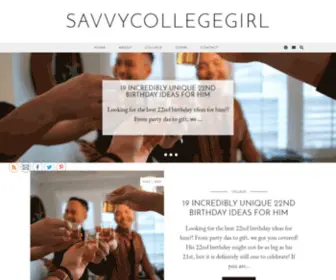 Savvycollegegirl.com(SavvyCollegeGirl) Screenshot