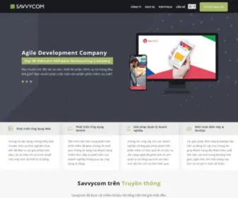 Savvycom.vn(Agile Software Product Development Company) Screenshot