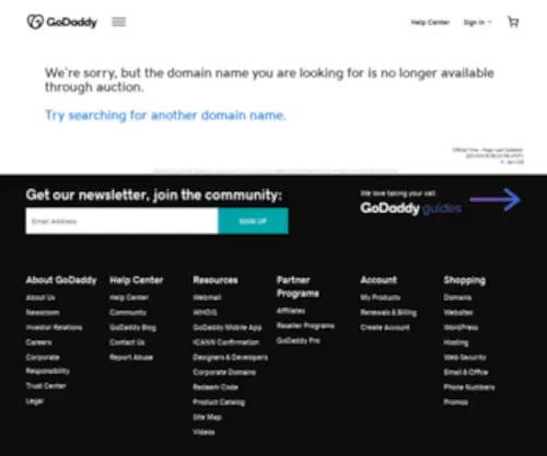 Savvycoupons.com(GoDaddy Auctions) Screenshot