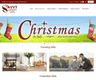 SavvycustomGifts.com(Savvy Custom Gifts) Screenshot